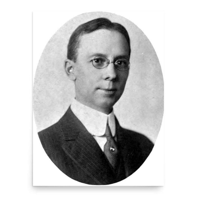 Clarence Morley poster print, in size 18x24 inches.