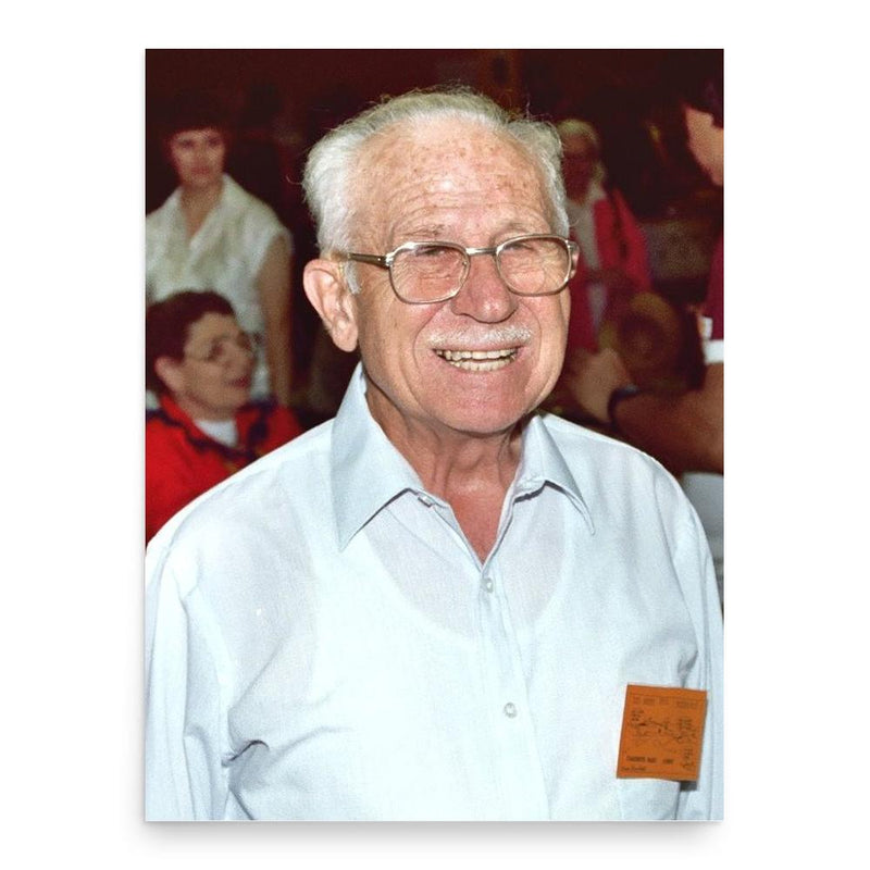 Clarence Nash poster print, in size 18x24 inches.