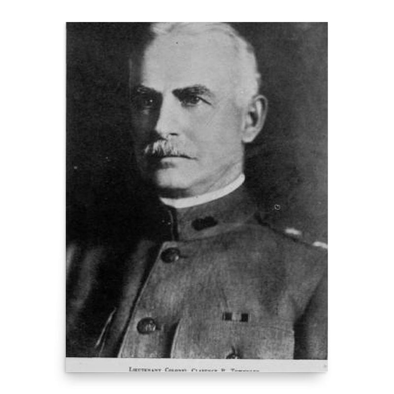 Clarence Page Townsley poster print, in size 18x24 inches.