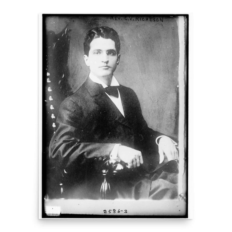 Clarence Richeson poster print, in size 18x24 inches.