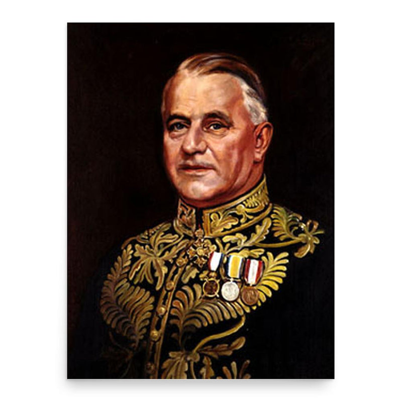 Clarence Wallace poster print, in size 18x24 inches.