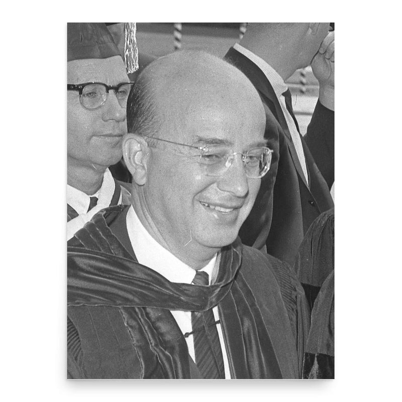 Clark Kerr poster print, in size 18x24 inches.