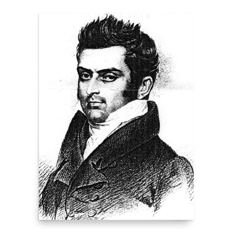 Clarke Abel poster print, in size 18x24 inches.