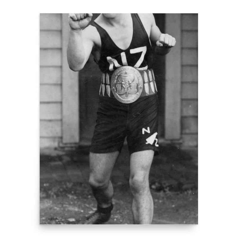 Clarrie Gordon poster print, in size 18x24 inches.