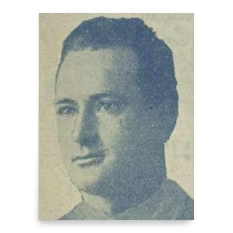 Clarrie Lethlean poster print, in size 18x24 inches.