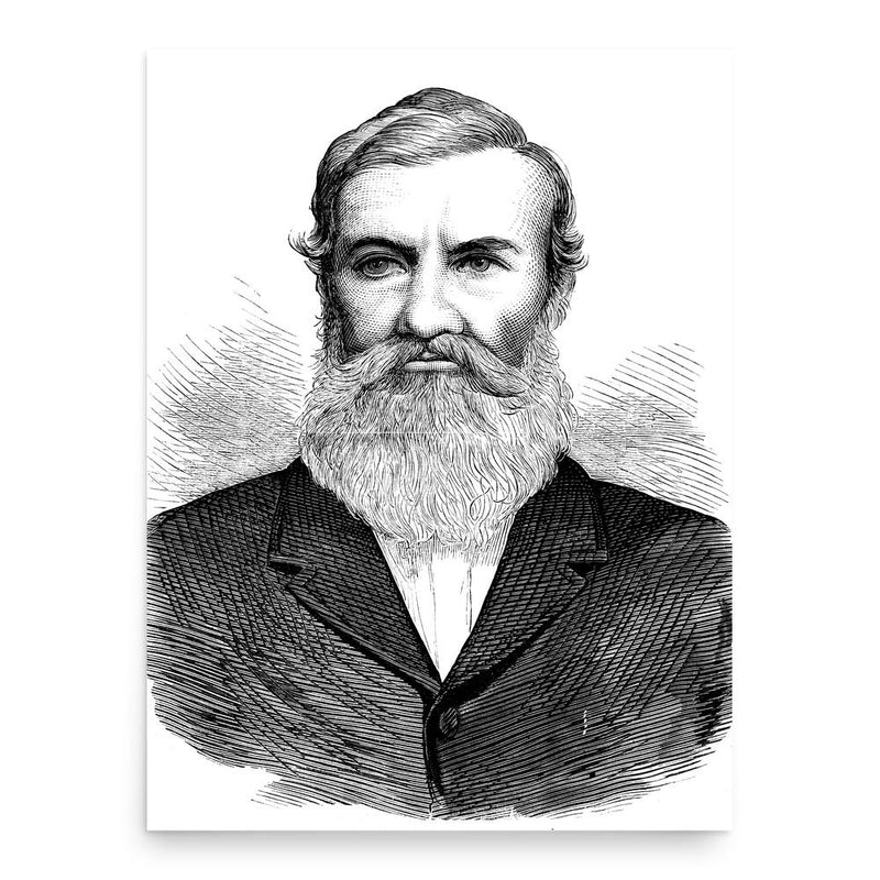 Claud Farie poster print, in size 18x24 inches.