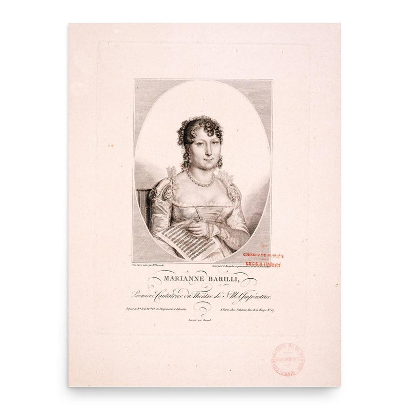 Claude-Louis Masquelier poster print, in size 18x24 inches.