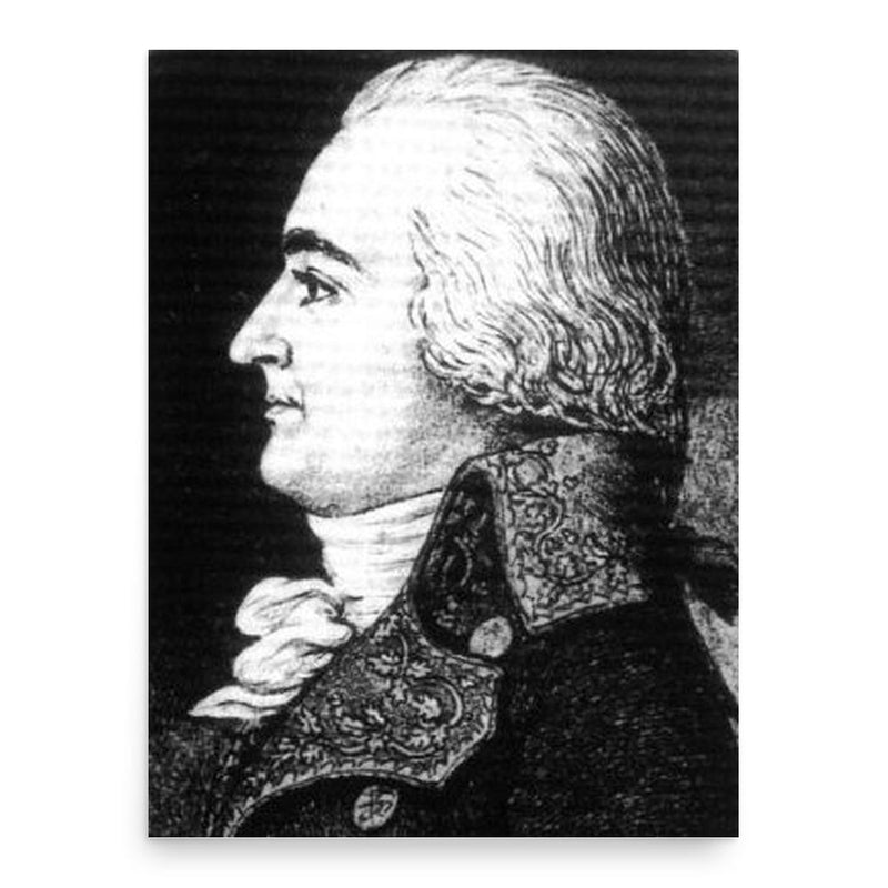 Claude-Marie Carnot poster print, in size 18x24 inches.