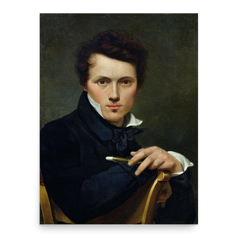 Claude-Marie Dubufe poster print, in size 18x24 inches.