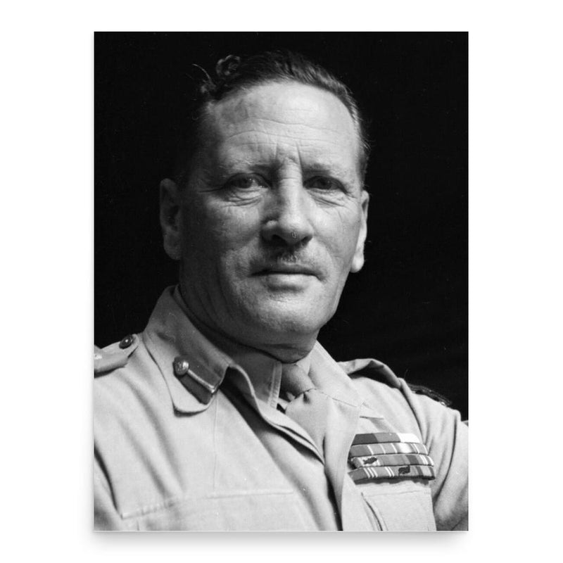 Claude Auchinleck poster print, in size 18x24 inches.