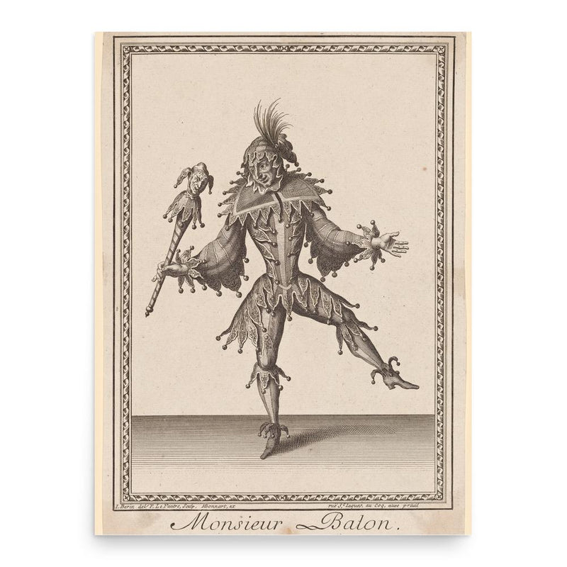 Claude Balon poster print, in size 18x24 inches.