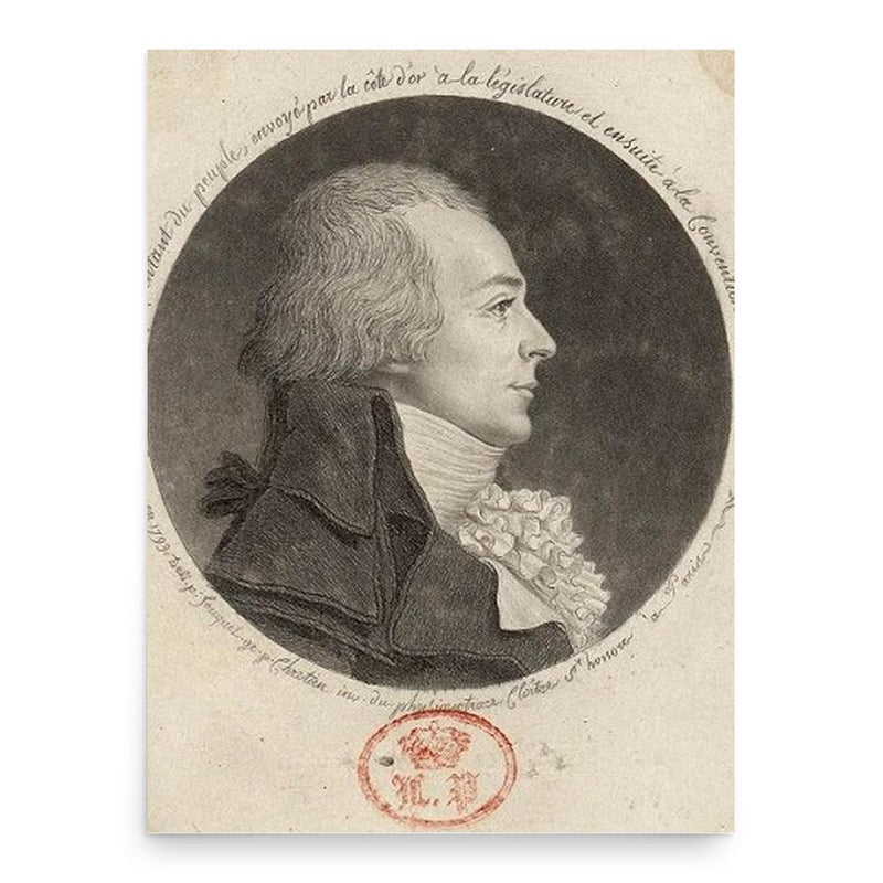 Claude Basire poster print, in size 18x24 inches.