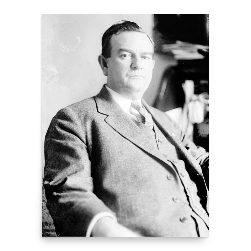 Claude Benton Hudspeth poster print, in size 18x24 inches.