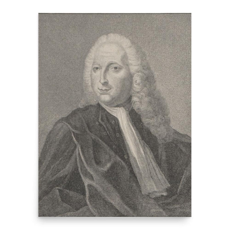 Claude Brossette poster print, in size 18x24 inches.