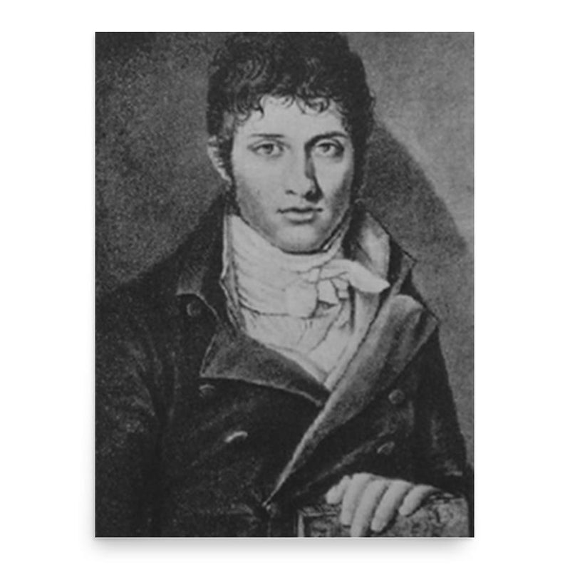 Claude Charles Fauriel poster print, in size 18x24 inches.