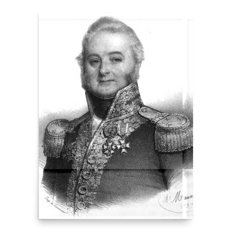 Claude Charles Marie du Campe de Rosamel poster print, in size 18x24 inches.