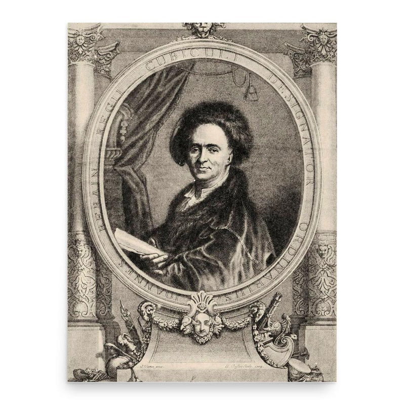 Claude Duflos poster print, in size 18x24 inches.