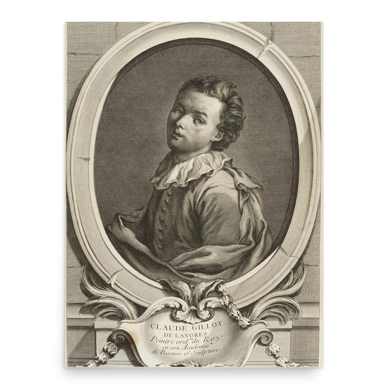 Claude Gillot poster print, in size 18x24 inches.