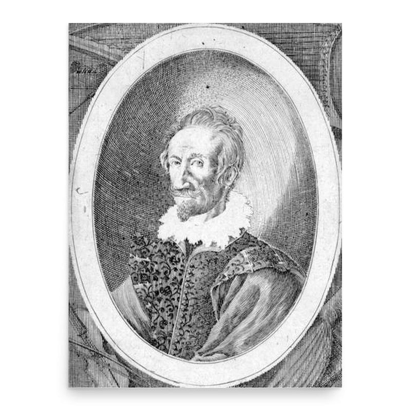 Claude Goudimel poster print, in size 18x24 inches.