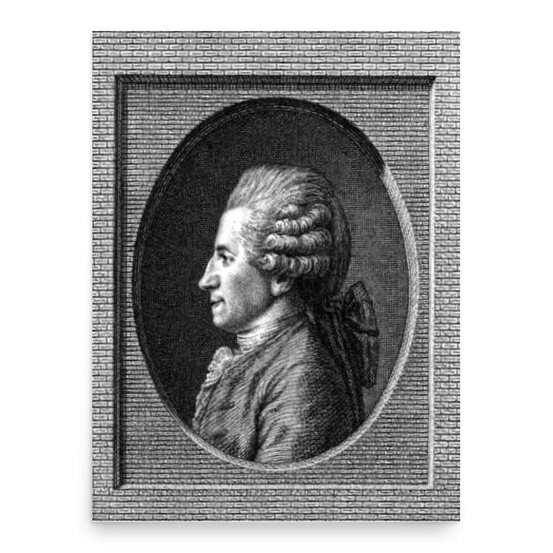 Claude Joseph Dorat poster print, in size 18x24 inches.