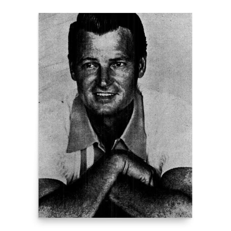 Claude King poster print, in size 18x24 inches.