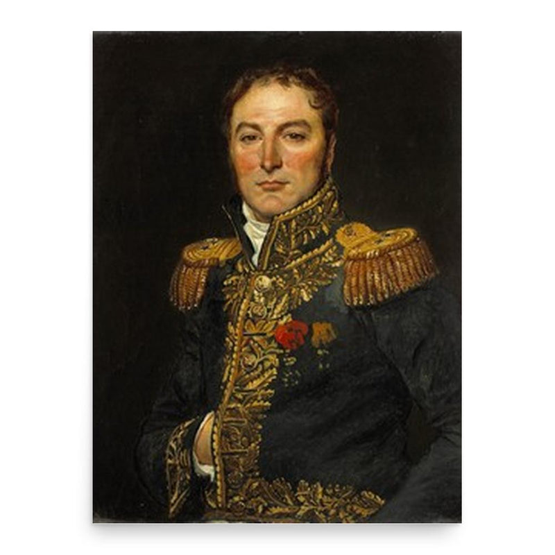 Claude Marie Meunier poster print, in size 18x24 inches.