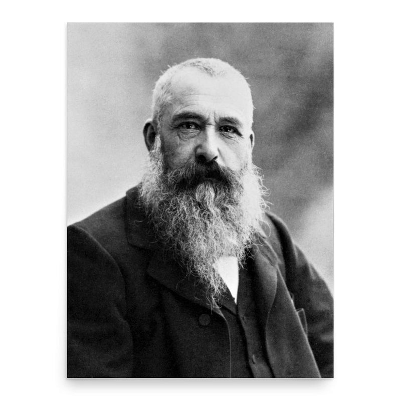 Claude Monet poster print, in size 18x24 inches.