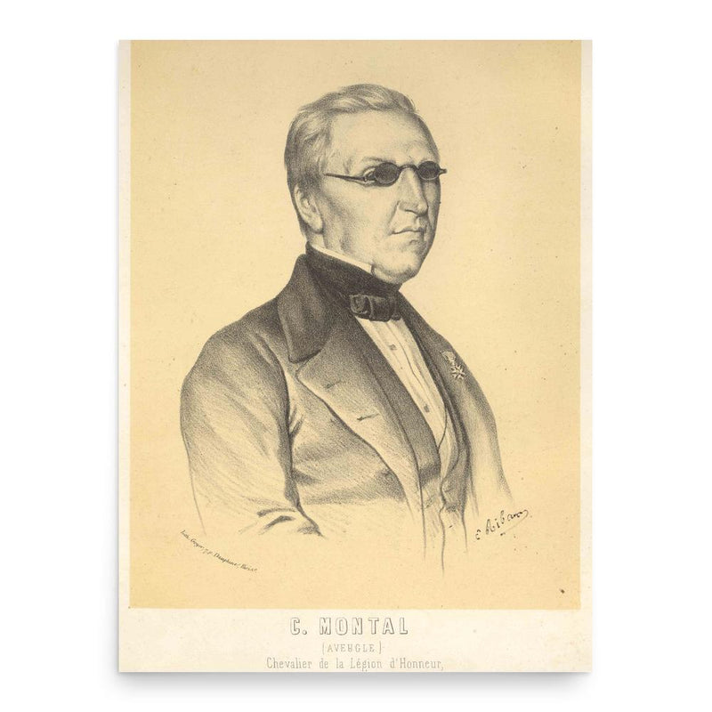 Claude Montal poster print, in size 18x24 inches.