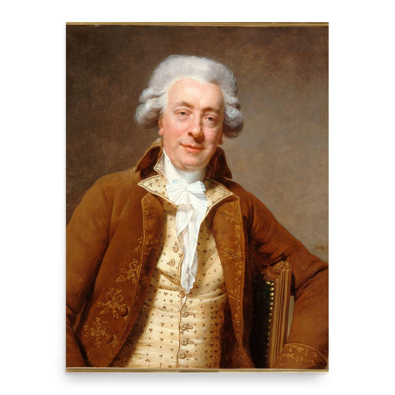 Claude Nicolas Ledoux poster print, in size 18x24 inches.