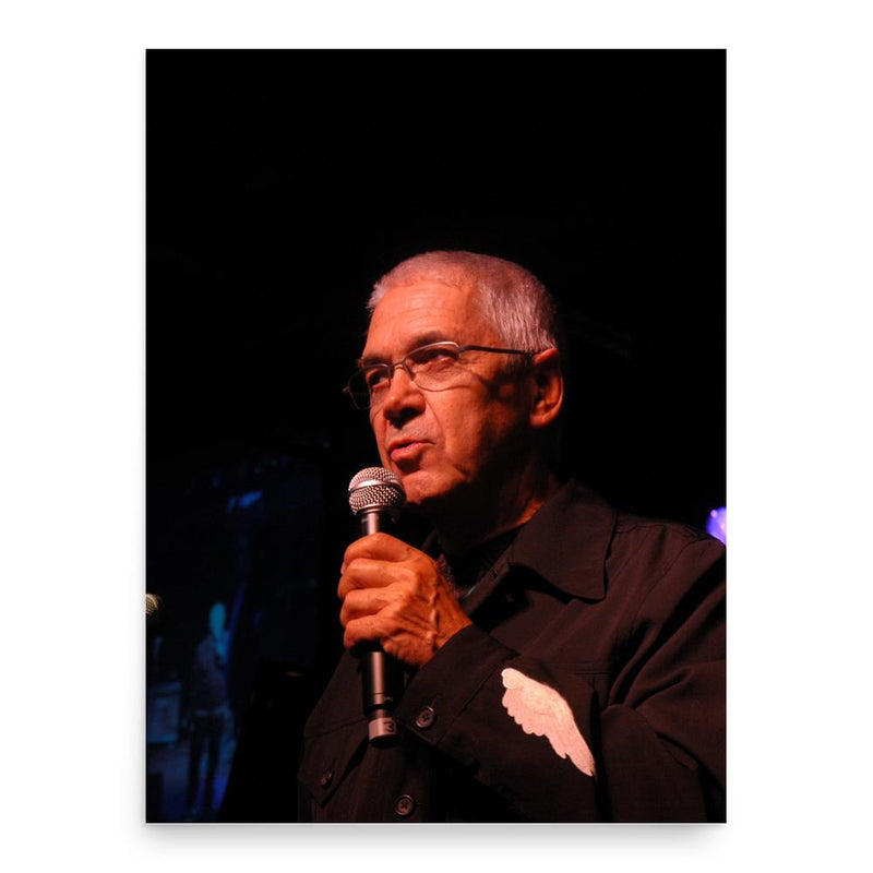 Claude Nobs poster print, in size 18x24 inches.