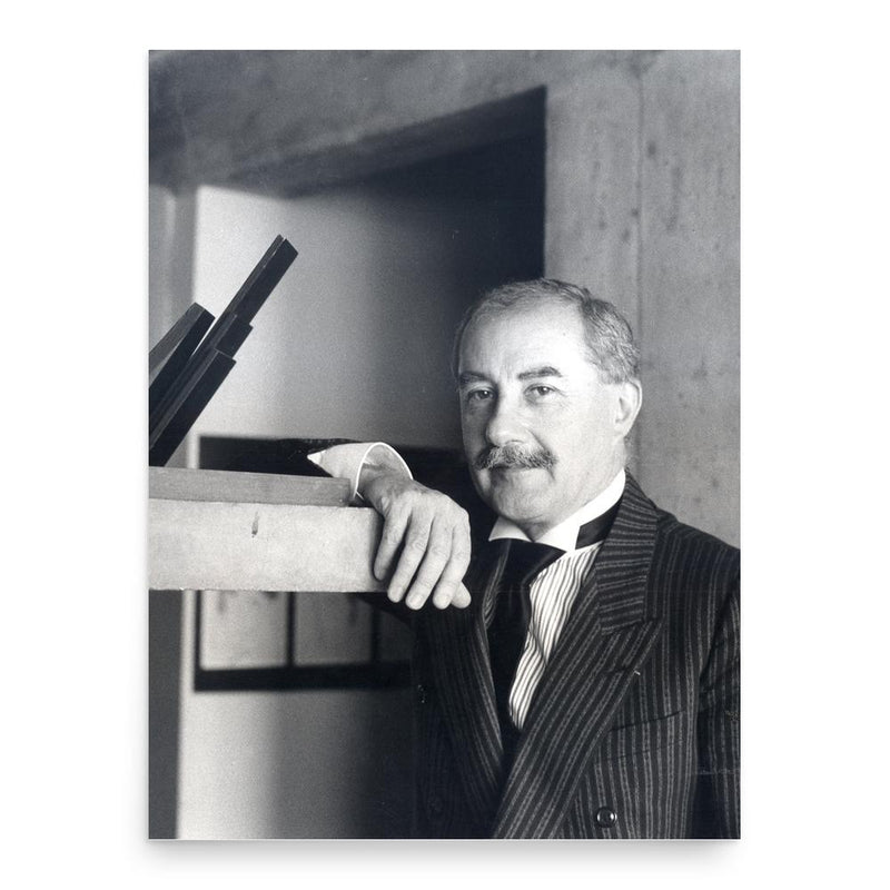 Claude Parent poster print, in size 18x24 inches.