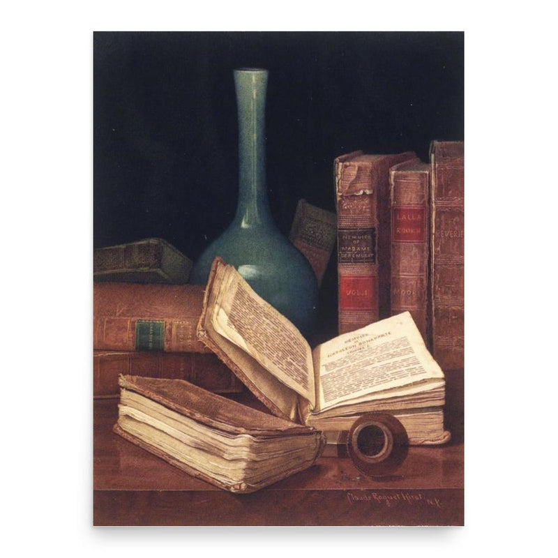 Claude Raguet Hirst poster print, in size 18x24 inches.