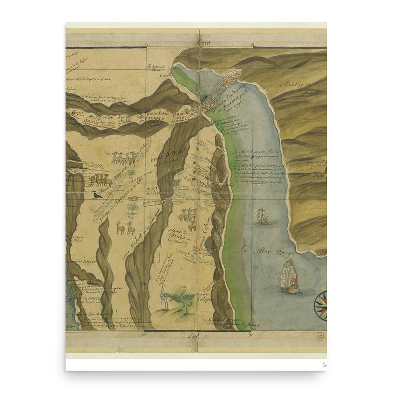 Claude Sicard poster print, in size 18x24 inches.