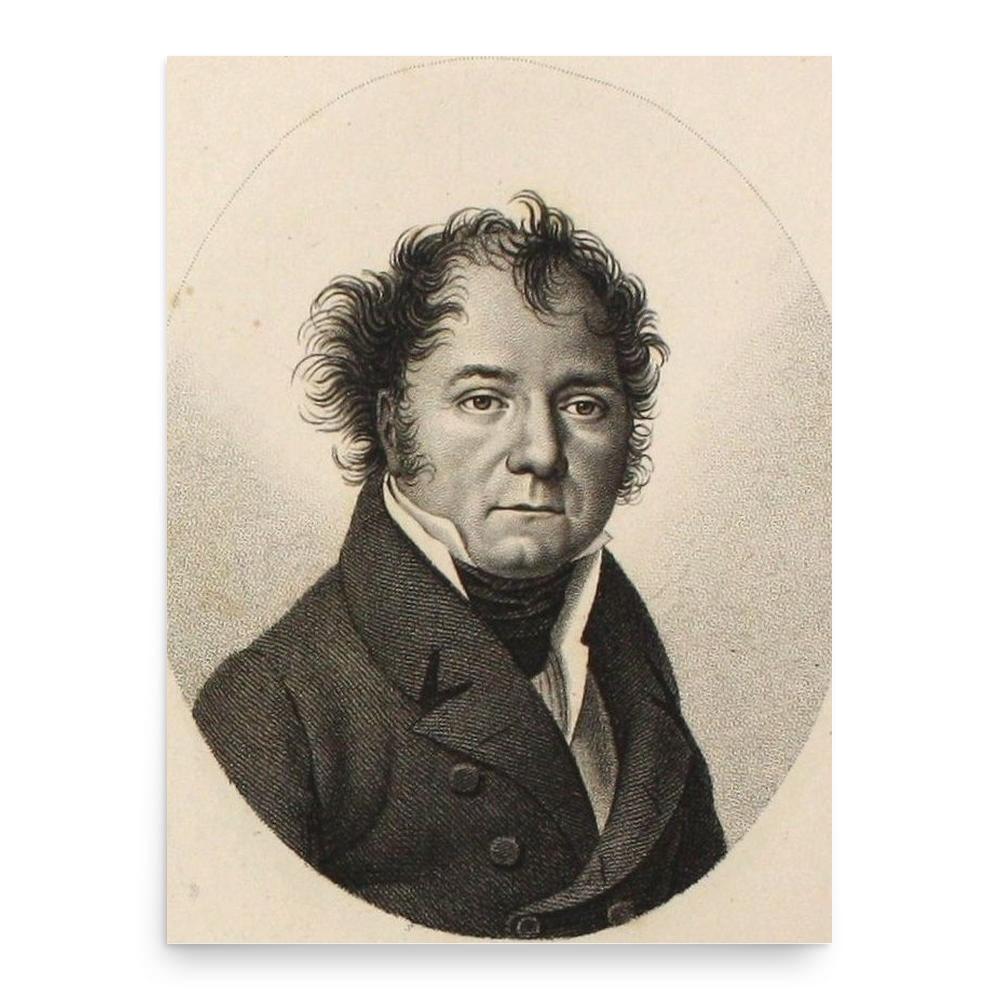 Claude Tircuy de Corcelle poster print, in size 18x24 inches.