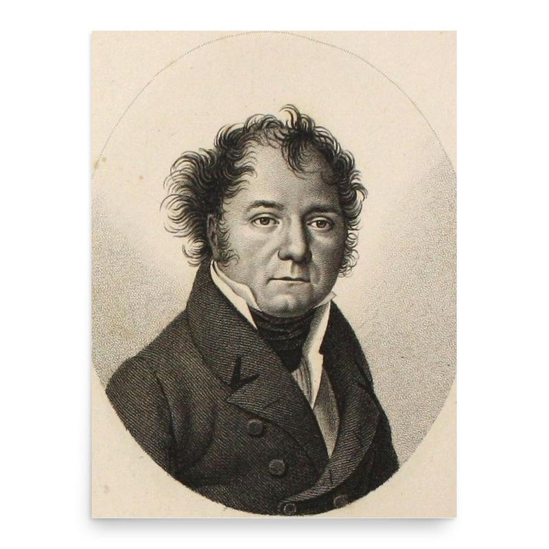 Claude Tircuy de Corcelle poster print, in size 18x24 inches.