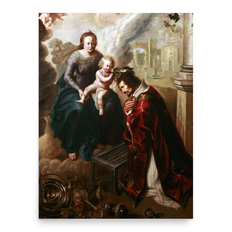 Claude de Jongh poster print, in size 18x24 inches.