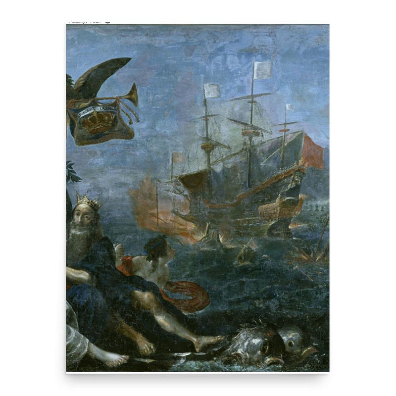 Claude de Razilly poster print, in size 18x24 inches.