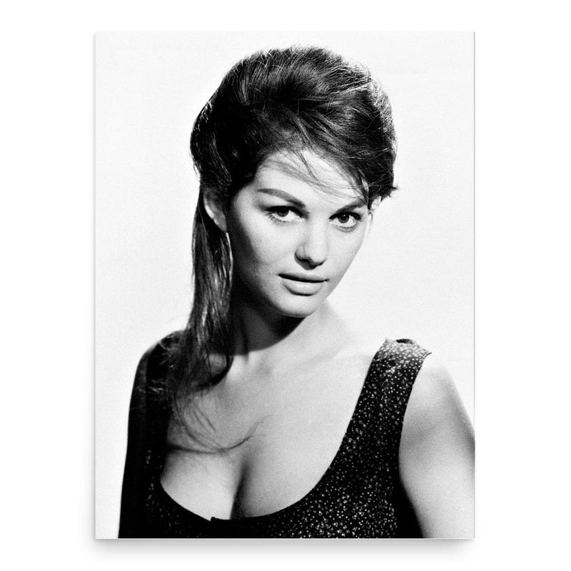 Claudia Cardinale poster print, in size 18x24 inches.