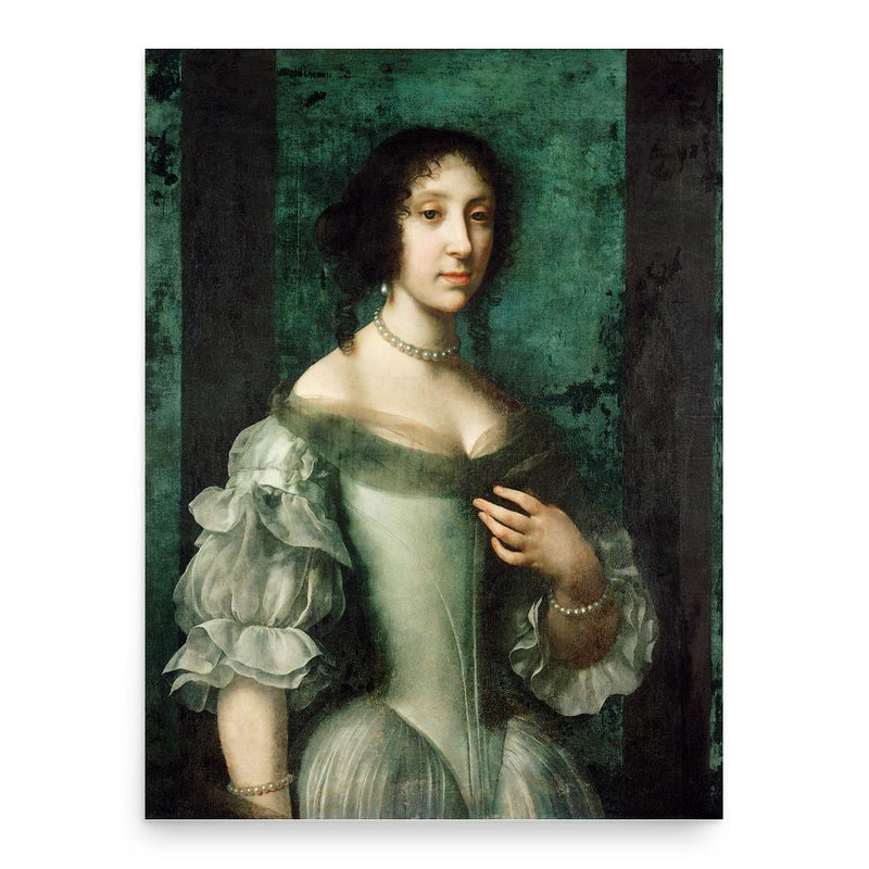 Claudia Felicitas of Austria poster print, in size 18x24 inches.