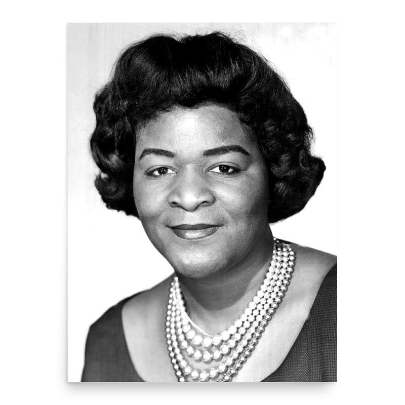 Claudia McNeil poster print, in size 18x24 inches.