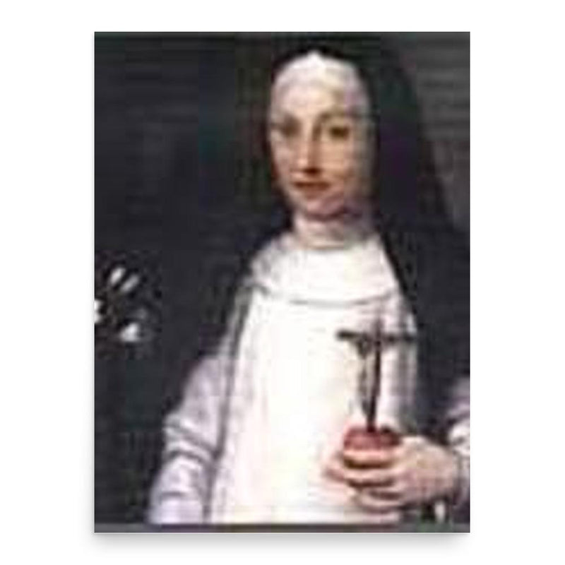 Claudia Sessa poster print, in size 18x24 inches.