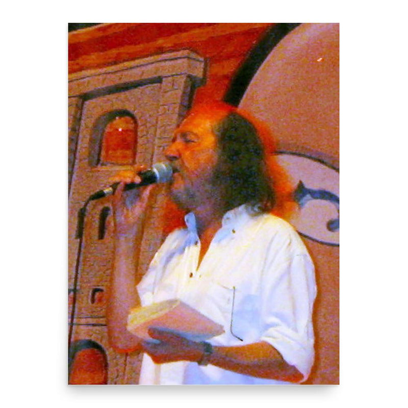 Claudio Lolli poster print, in size 18x24 inches.