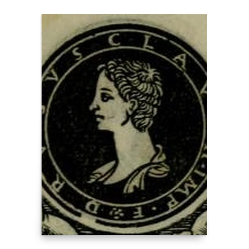 Claudius Drusus poster print, in size 18x24 inches.
