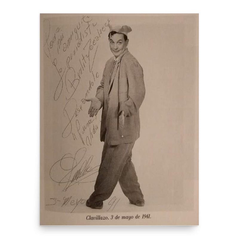 Clavillazo poster print, in size 18x24 inches.