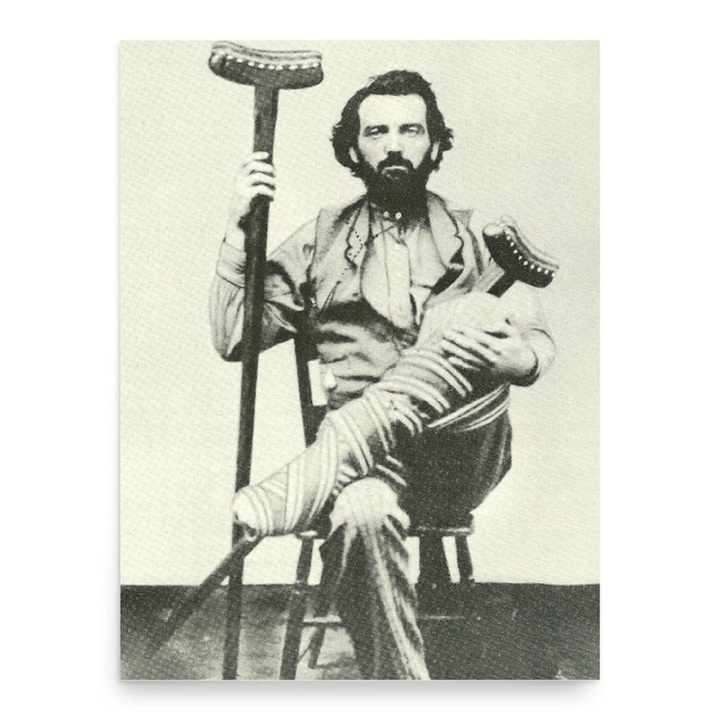 Clay Allison poster print, in size 18x24 inches.