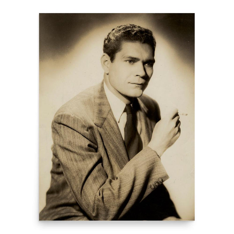 Clay Shaw poster print, in size 18x24 inches.