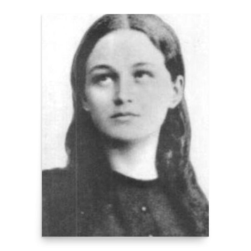 Clelia Barbieri poster print, in size 18x24 inches.