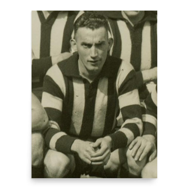 Clem Morden poster print, in size 18x24 inches.