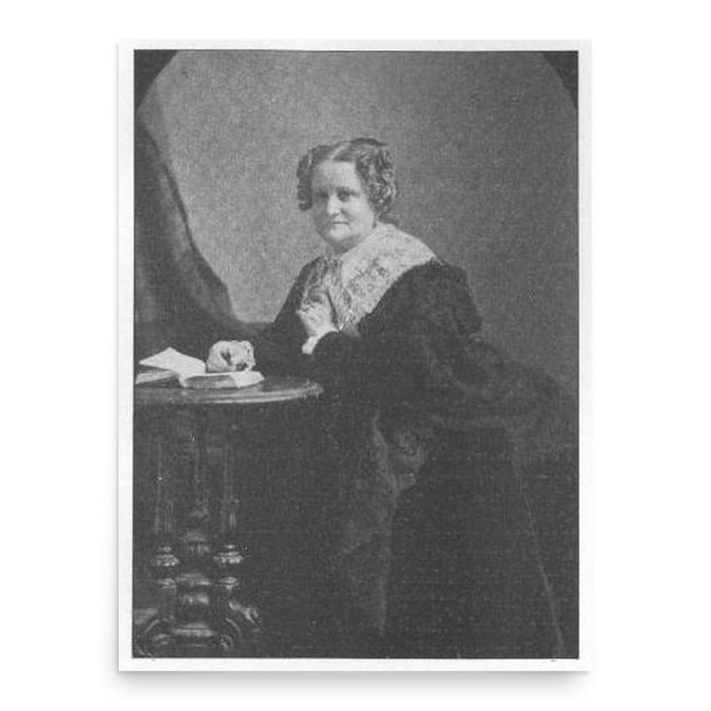 Clemence Sophia Harned Lozier poster print, in size 18x24 inches.