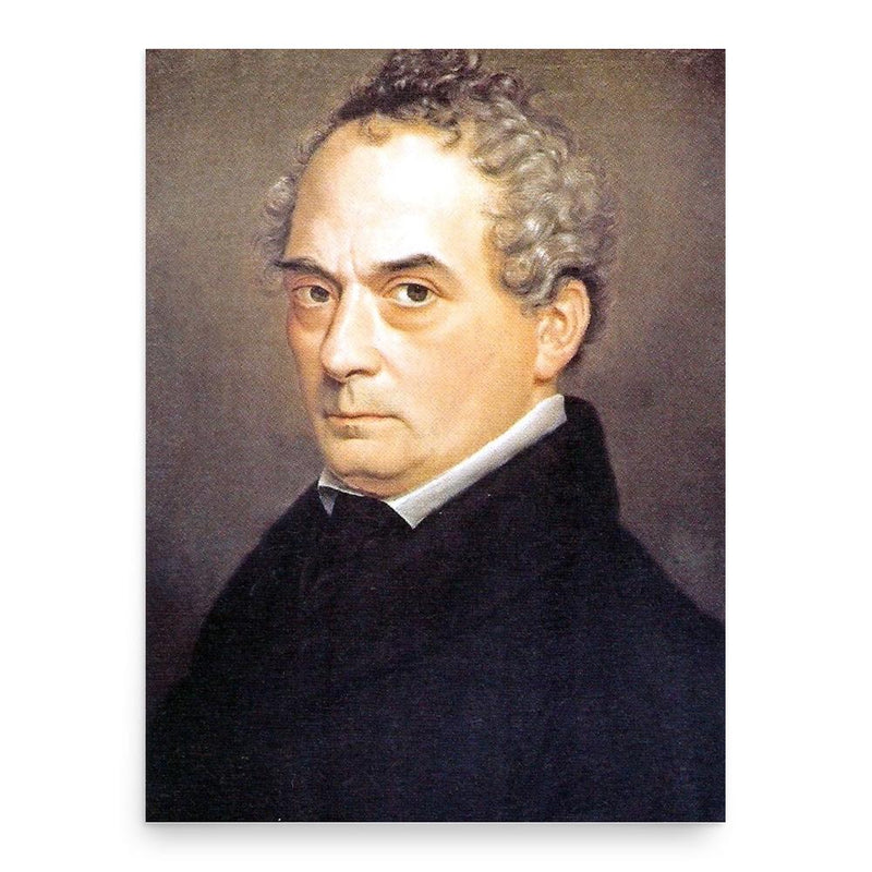 Clemens Brentano poster print, in size 18x24 inches.